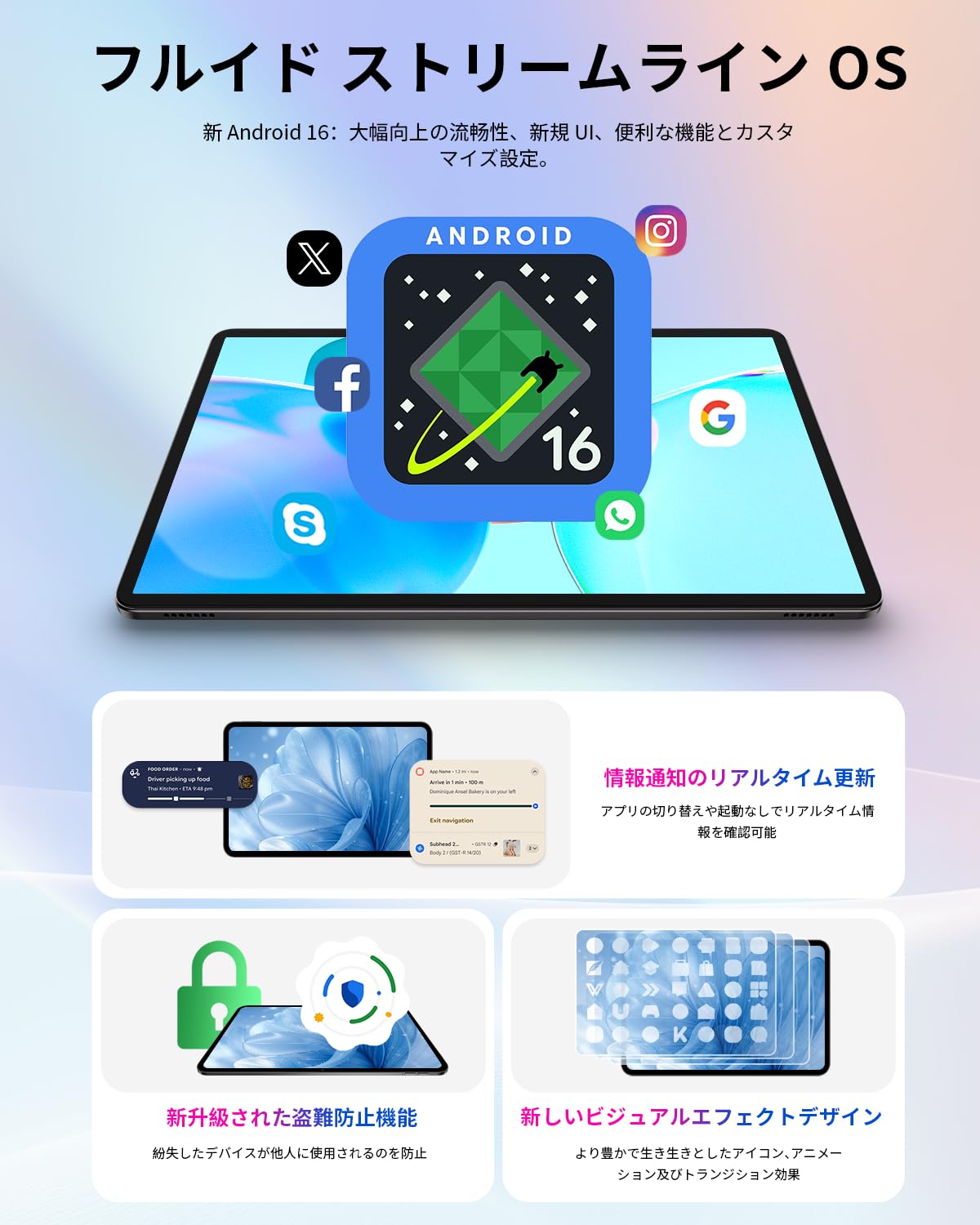 Amazon.co.jp: TECLAST P30T 10.1 インチ タブレット、120Hz高